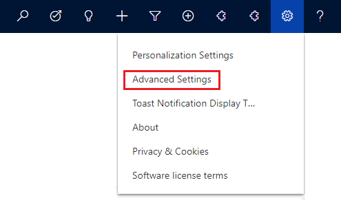 Captura de tela mostrando configurações avançadas.