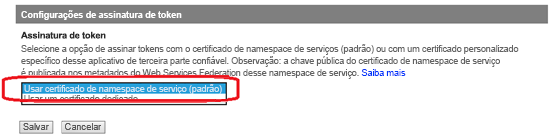 Use Service Namespace