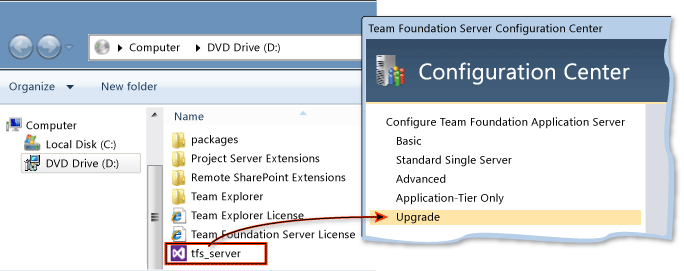 TFS Upgrade Wizard