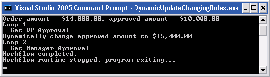 Changing Rules Sample Output