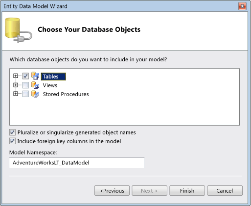 ASP.NET Domain Service Client: Choose Your Databas