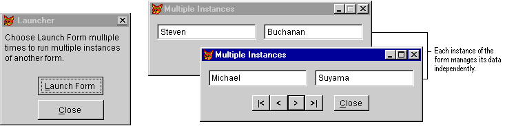 FoxPro Launch Form Multiples