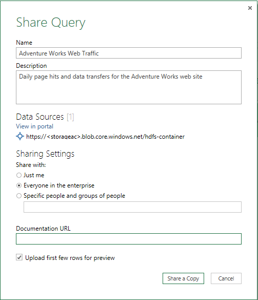 Figure 2 - Sharing a Query