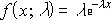 Equation for the probability density function