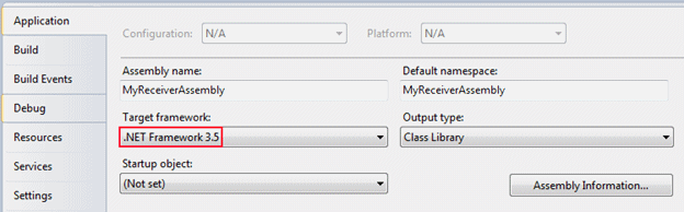 Targeting .NET Framework 3.5