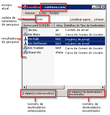 Visão geral da caixa de diálogo Localizar