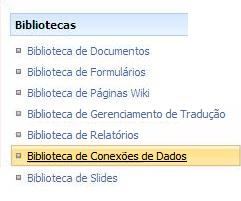 Conexão de dados externa para Serviços do Excel