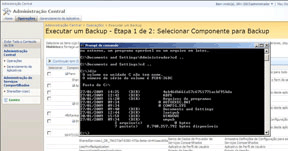 Backup do Office SharePoint Server 2007 - etapa um