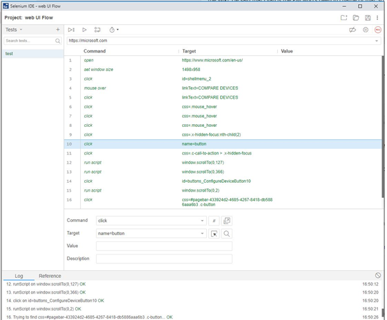 UI flows management step 2