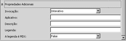 Caixa Propriedades Adicionais