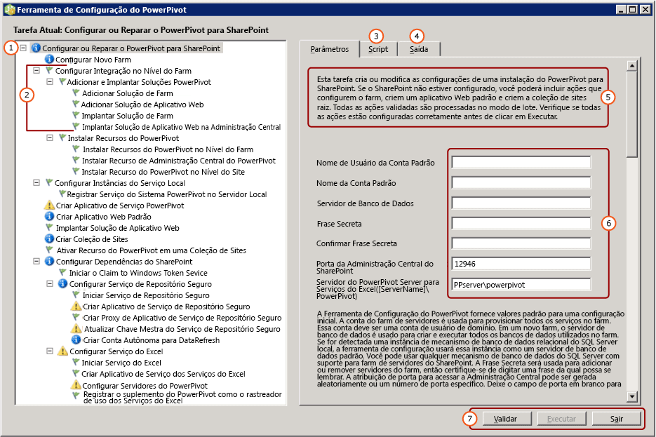 Ferramenta de Configuração do PowerPivot para SharePoint 2013