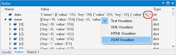 String visualizers in the Visual Studio debugger