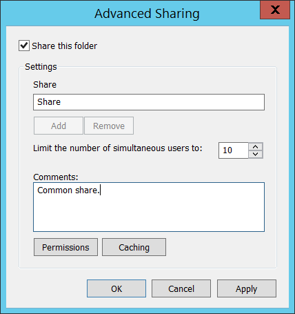 Advanced Sharing illustration