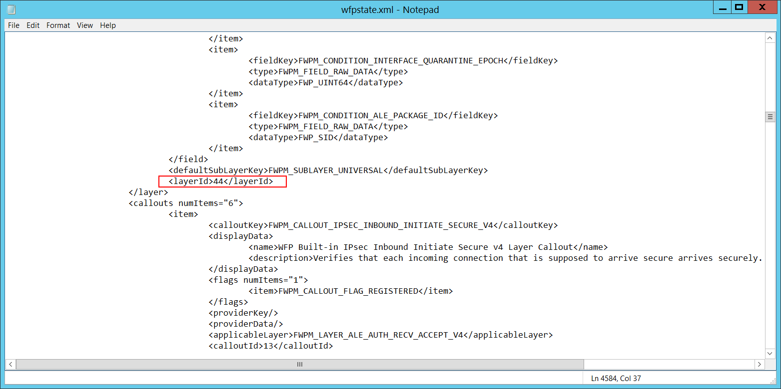 Wfpstate xml illustration