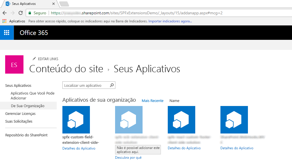 Adicionar uma Interface do Usuário do Aplicativo para adicionar a solução a um site