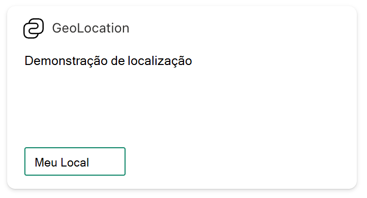 Aparência do cartão depois de introduzir as cadeias de caracteres e as alterações no modo de exibição de cartão