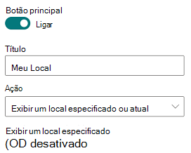 Defina a ação ao clicar como 