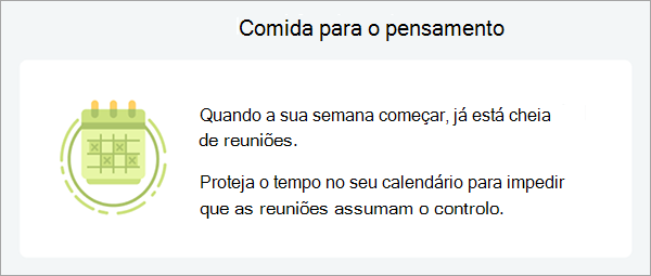 Captura de tela mostrando um exemplo de Insight no resumo.