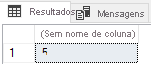 Captura de tela dos resultados da implantação do SQL do Azure.