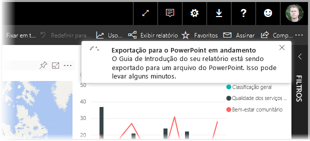 Janela de progresso Exportar para PowerPoint