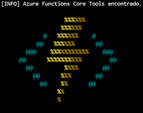 Image showing the Azure Function Core tools logo.