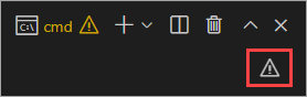 Captura de tela mostrando o prompt do Visual Studio que permite que o usuário saiba que algo está faltando no projeto.