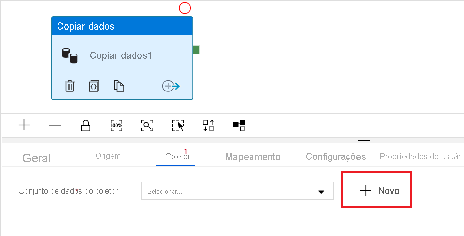 Defining a data sink in the Copy Activity