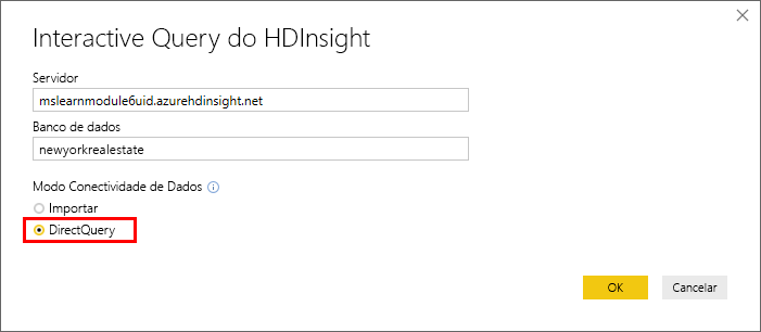 Como conectar-se ao HDInsight no Power BI