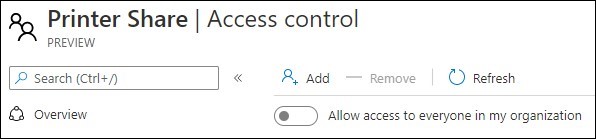 Uma captura de tela do Portal de Administração mostrando o novo controle 