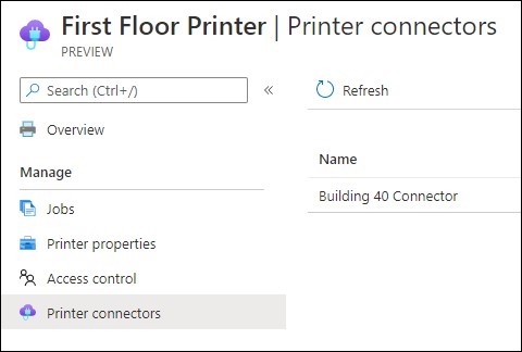 Uma captura de tela do Portal de Administração mostrando uma nova lista de 