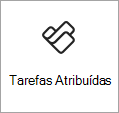 Captura de ecrã a mostrar uma card de tarefas no dashboard.