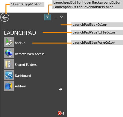 Windows SBS Launchpad Sign-in