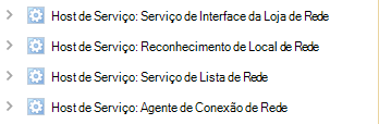 Executando processos no Gerenciador de Tarefas, versão 1703.