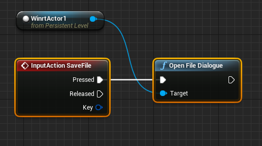 Configurando nós no blueprint de nível