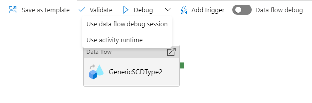 Executando um pipeline com um fluxo de dados