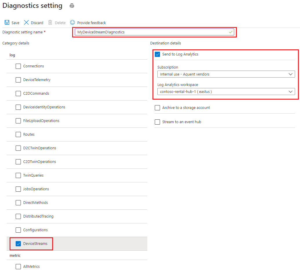 Ativar logs de fluxos de dispositivos