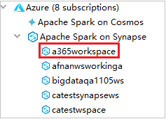 Vista principal do IntelliJ IDEA Azure Explorer