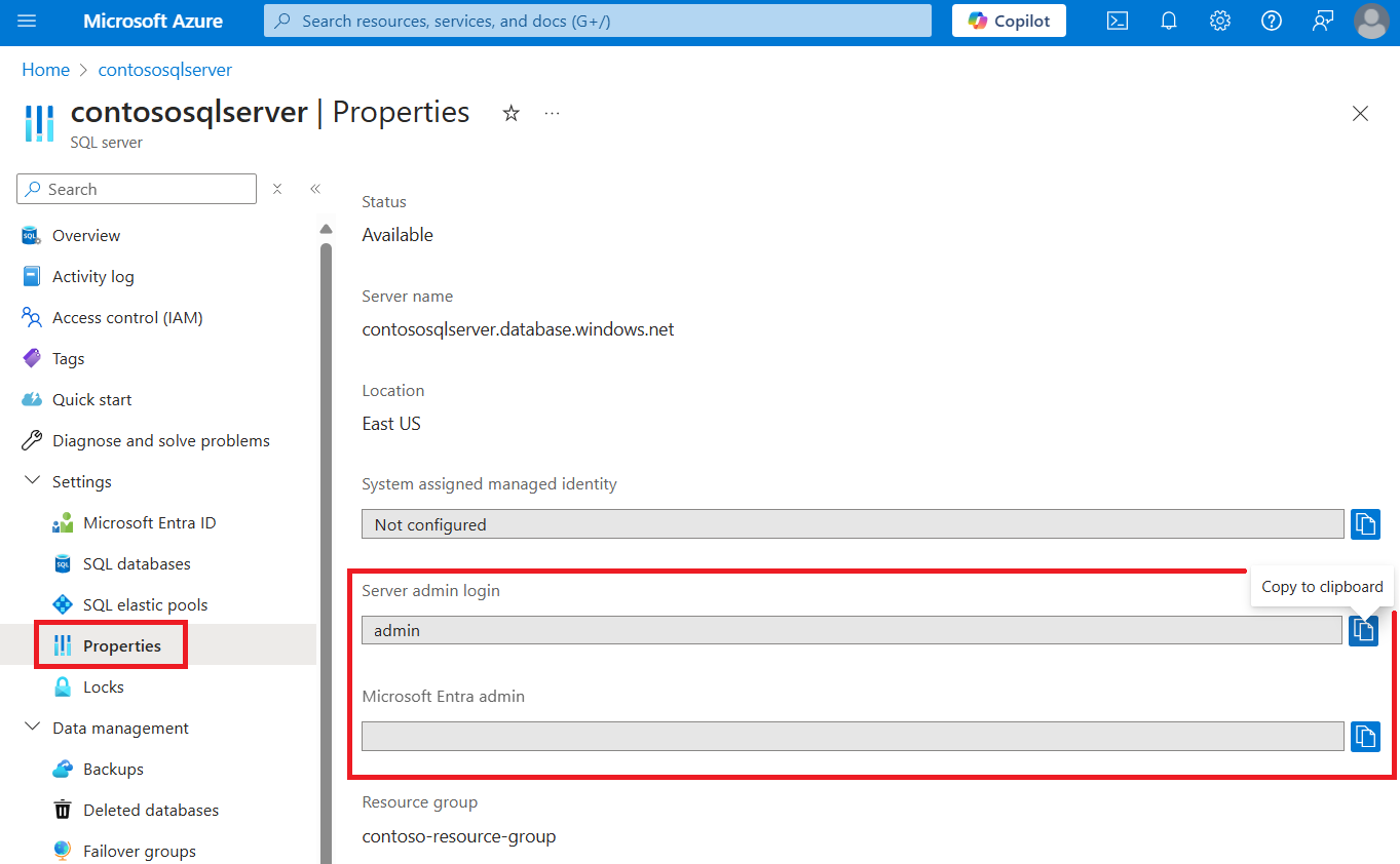 Administradores do SQL Server