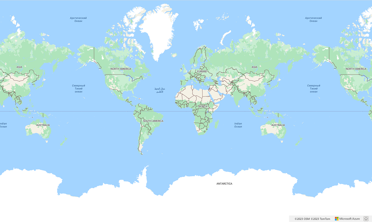 Uma captura de tela mostrando um mapa do mundo.