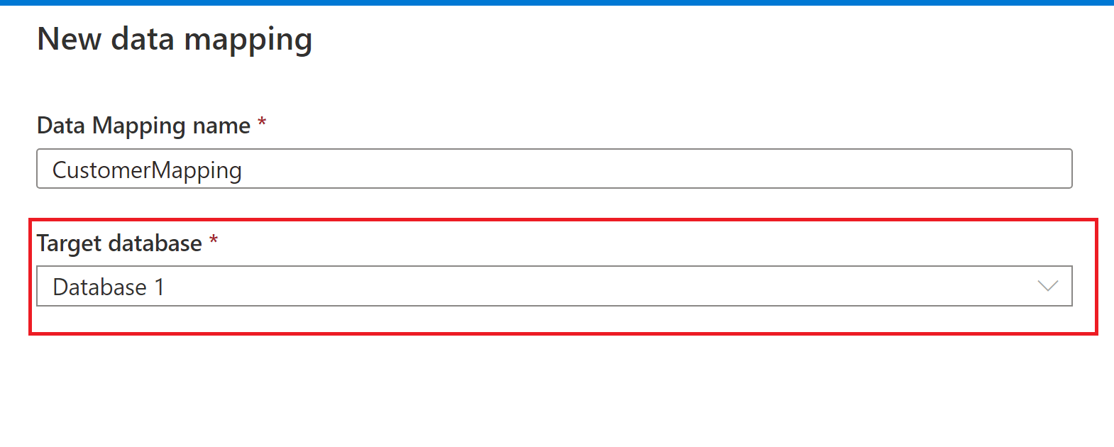 Captura de ecrã a mostrar a nomenclatura e o destino.