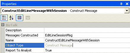 Image that shows the message properties.