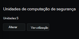 Captura de ecrã a mostrar o menu de configuração da associação de capacidade.