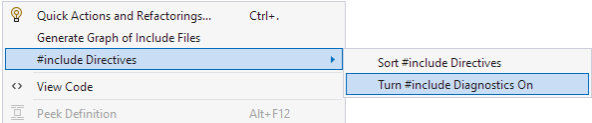 Uma captura de tela do menu de contexto que aparece quando você clica com o botão direito do mouse na área do editor de código.