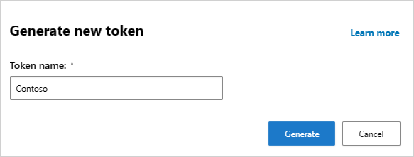 Defender for Cloud Apps gera o token de API.