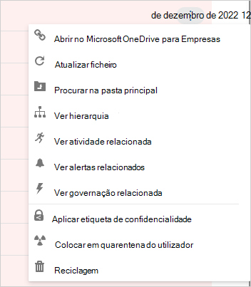 Aplicar etiqueta de confidencialidade.