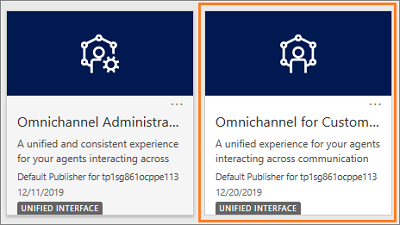 Inicie sessão no Omnicanal para o Suporte ao cliente.