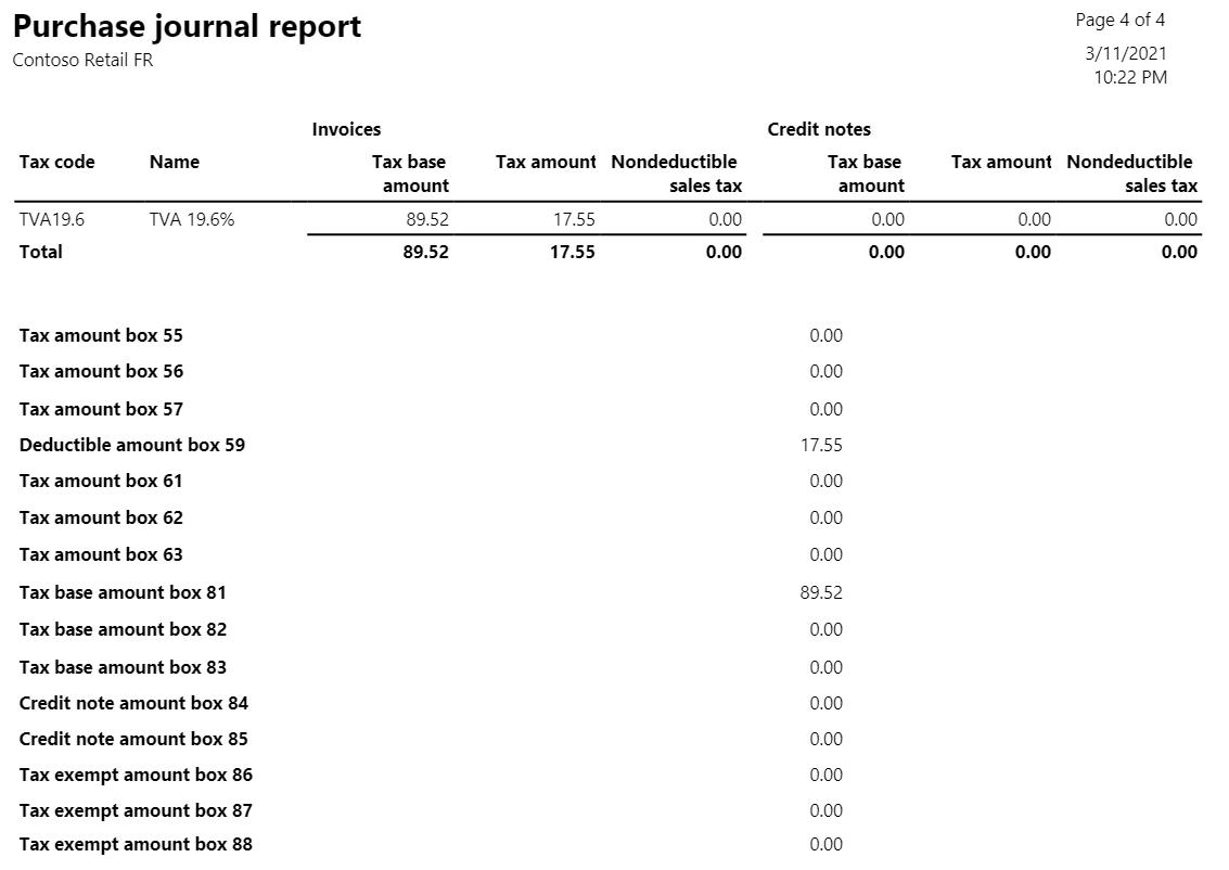 Purchase journal report page 4.