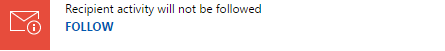 Estado de seguimento do e-mail desativado