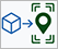 Ícone do passo de iD de localização de receção