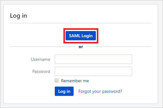 #Login SAML do utilizador